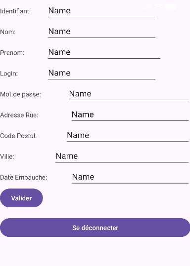 Ajout d'un visiteur
